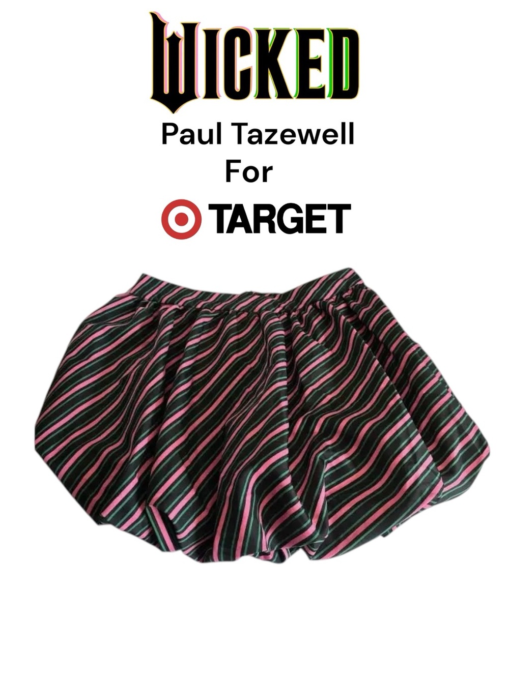 Women’s (NWT) Paul Tazewell For Target, Wicked Bubble Skirt Size XS